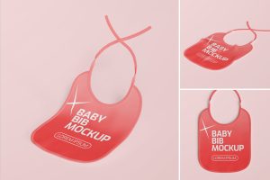 Baby Bib Mockup