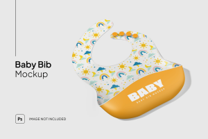 Baby Bib Mockup