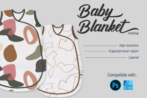 Baby blanket | Mockup