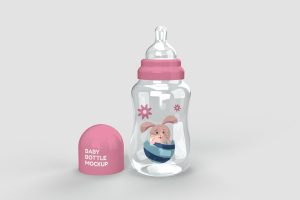 Baby Bottle Mockup