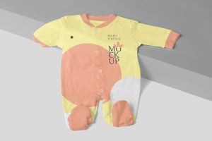 Baby Full Bodysuit Mockups