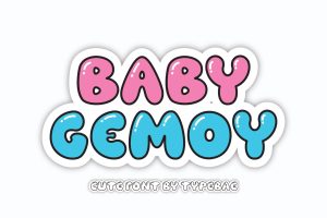 Baby Gemoy – Playful Bubble Font
