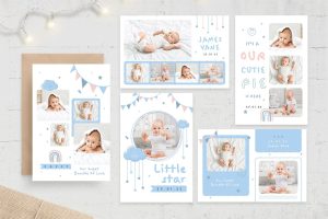 Baby Photo Collage Flyer
