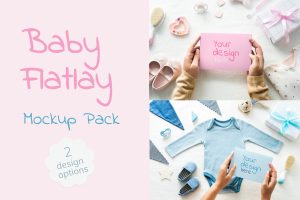 Baby Shower Mockup