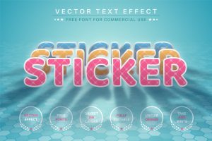 Back Light – Editable Text Effect, Font Style