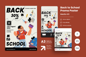 Back to School Discount Poster
