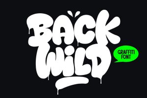 Back Wild – Fun Graffiti Font