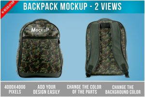 Backpack Mockup Template