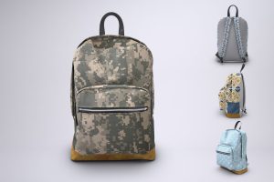 Backpack Rucksack Mock-Up