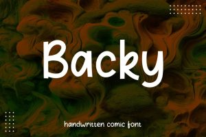 Backy – Clean Comic Font