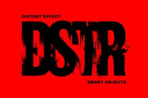 Bad Print Distressed Text Effect