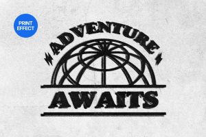 Bad Print Text & Logo Effect