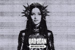 Bad Scan Photo Effect