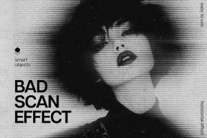 Bad Scan Photo Effect