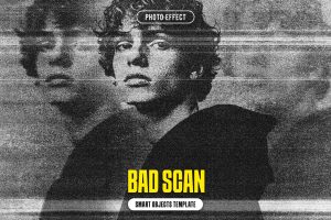 Bad Scan Photo Effect