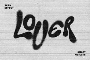 Bad Scan Text & Logo Effect