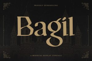 Bagil – Medieval Display Typeface