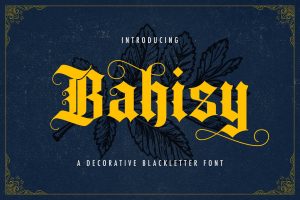Bahisy – Blackletter Font