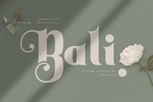 Bali – Elegant Decorative Serif