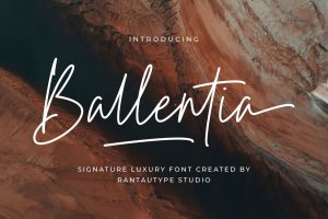 Ballentia Signature Luxury Font