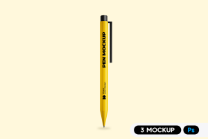 Ballpoint Pen Mockup