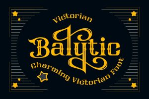 Balytic Charming Victorian Font