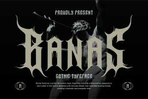 Banas – Blackletter Font