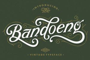 Bandoeng – Vintage Font
