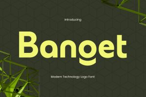 Banget Logo Font