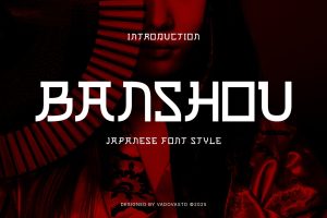 Banshou Japanese Font Font