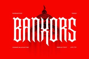 Banxors – Black Metal Font
