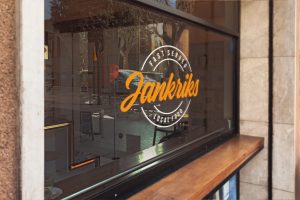 Bar Window Logo Mockup