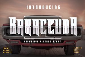 Baraccuda – Aggressive Font