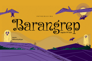 Barangrep – Halloween Font