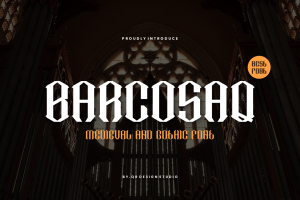 Barcosaq – Medieval & Gothic Font