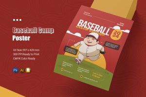 Baseball Camp Poster