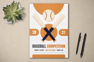 Baseball Competition – Flyer
