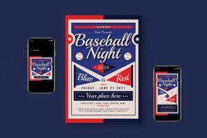 Baseball Flyer Set