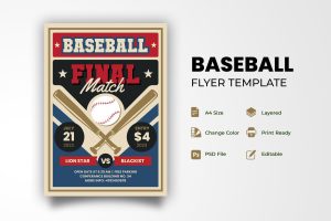 Baseball Flyer Template