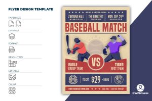 Baseball Flyer Template
