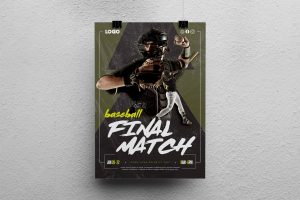 Baseball Match Flyer