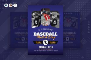 Baseball Match Poster