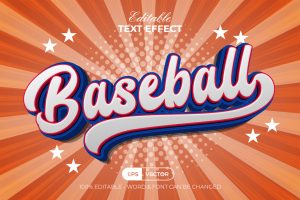 Baseball Text Effect