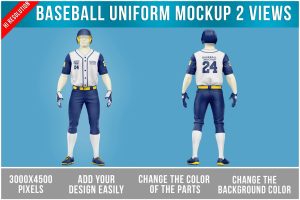 Baseball Uniform Mockup Template