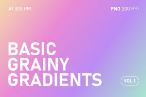 Basic Grainy Gradients – Vol 1
