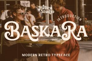 Baskara Modern Luxury Serif Font