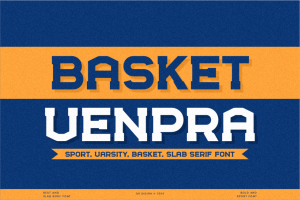 Basket Venpra – Sport Varsity Font