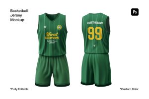Basketball Jersey Mockup