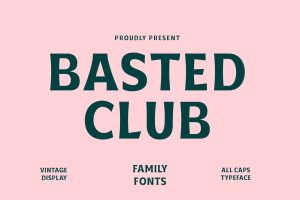 Basted Club Vintage Font