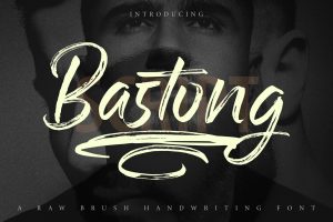Bastong | A Raw Brush Handwriting Script Font